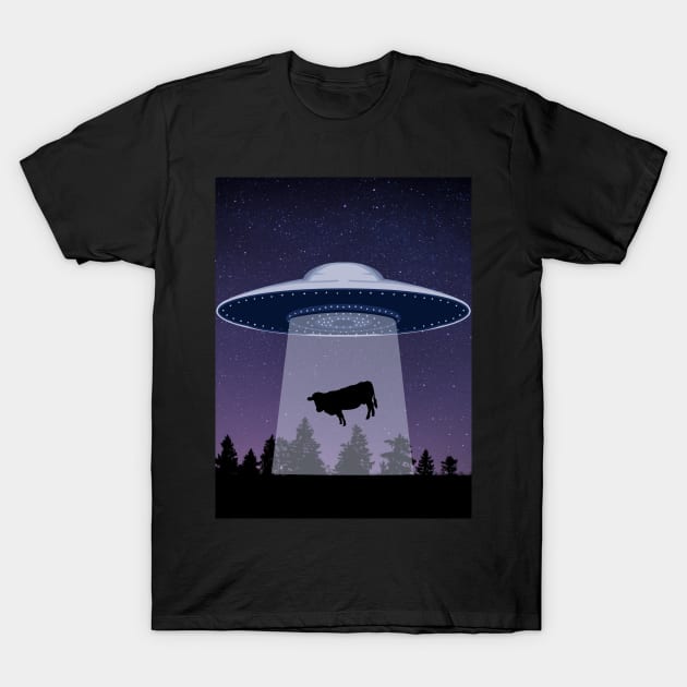 UFO Abduction T-Shirt by Fee Artistry